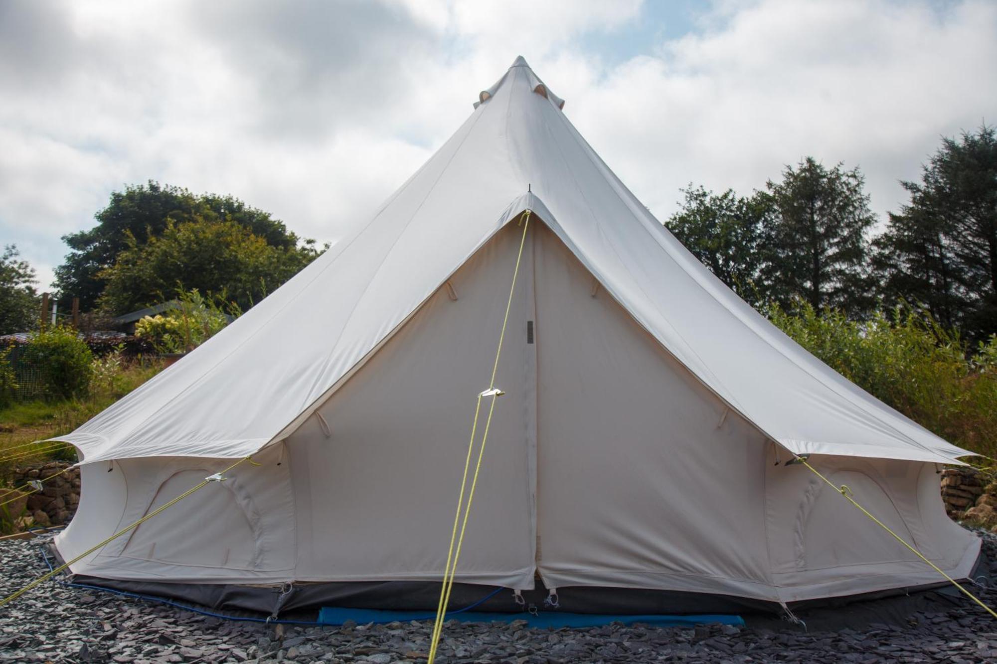Glamping Meadow Bell Tent Stithians Luaran gambar