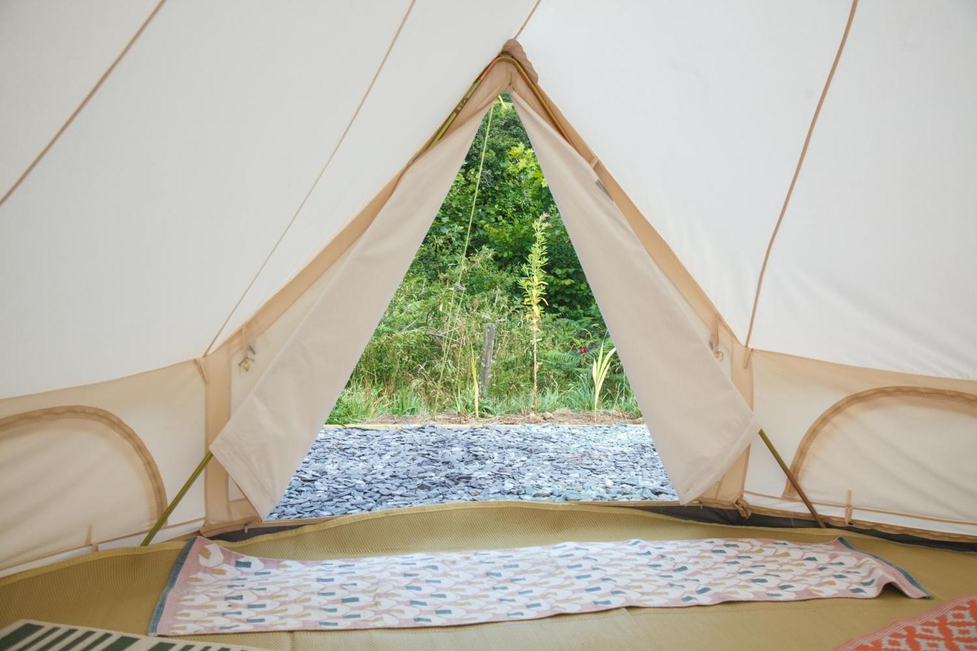 Glamping Meadow Bell Tent Stithians Luaran gambar